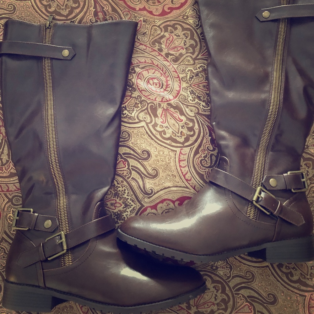 Charlotte Russe Wide Calf Boots